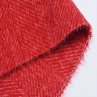 breathable wool blended fabric brushed wholesale heavy wool  for winter coat